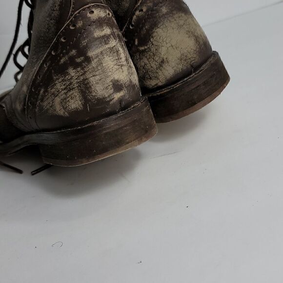 Free People Distressed Brown Leather Boots.(Rare) - Picture 4 of 7